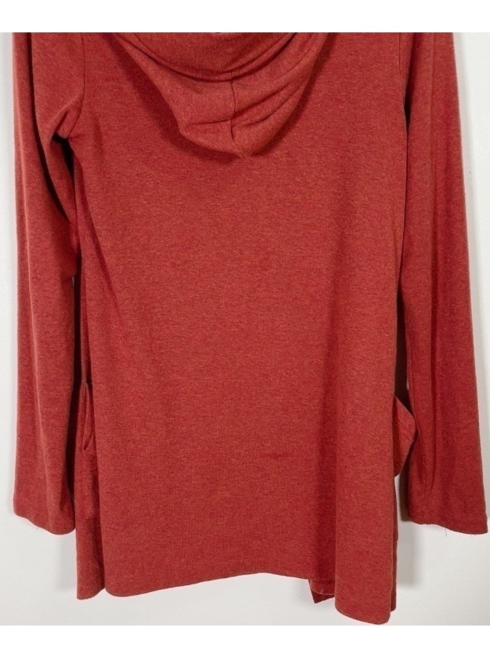 Code x Mode Lightweight Open-Front Rust Cardigan - Picture 11 of 13
